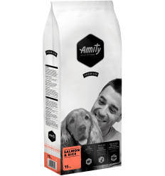 Amity Dog Premium Salmon & Rice 15 kg. EAN 8436538940822