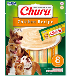 Inaba Dog Churu Receta de Pollo 8x20 gr. EAN 8859387701114