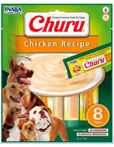 Inaba Dog Churu Recepta de Pollastre 8x20 gr. EAN 8859387701114