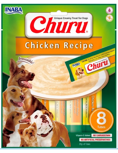 Inaba Dog Churu Recepta de Pollastre 8x20 gr. EAN 8859387701114