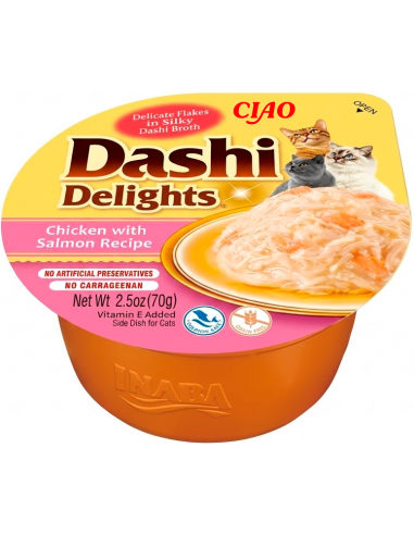 Ciao Cat Dashi Delights Pollastre amb Salmó 70 gr. EAN 4262365730664