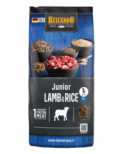 Belcando Junior Lamb & Rice. EAN 4002633557117 / 4002633557124