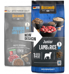 Belcando Junior Lamb & Rice. EAN 4002633557117 / 4002633557124