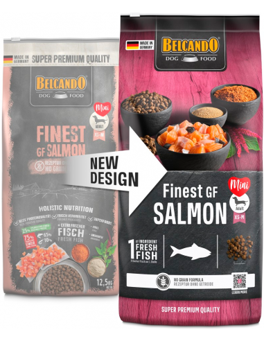 Belcando Finest GF Salmon. 4002633556516 / 4002633556523