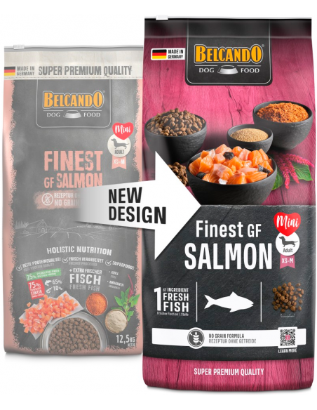 Belcando Finest GF Salmon. 4002633556516 / 4002633556523