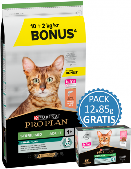 Purina Pro Plan Cat Adult Sterilised Salmón