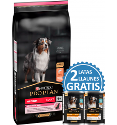 Purina Pro Plan Dog Adult Medium Sensitive Skin Salmó. EAN 7613035120464 / 7613035114777