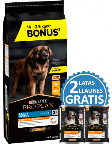Purina Pro Plan Dog Adult Large Robust Pollastre 7613035120624