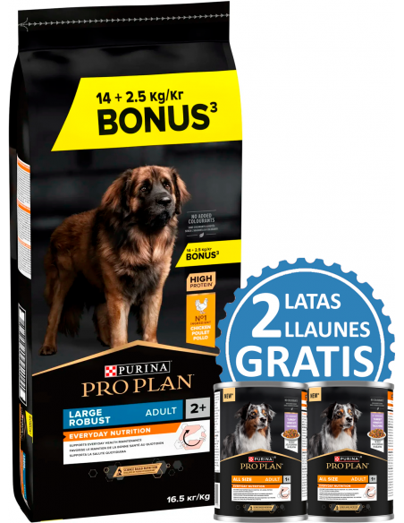 Purina Pro Plan Dog Adult Large Robust Pollo 7613035120624