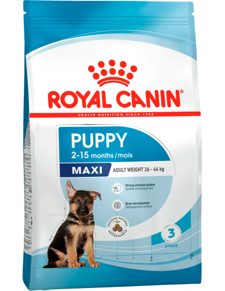 Royal Canin Maxi Puppy. EAN 3182550402149 / 3182550402163