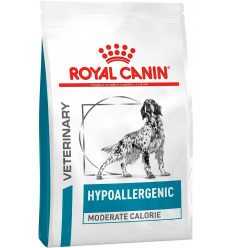 Royal Canin Hypoallergenic Moderate Calorie. EAN 3182550940306