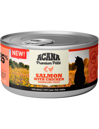 Acana Premium Paté Cat Salmon with Chicken 85 gr. 064992719814
