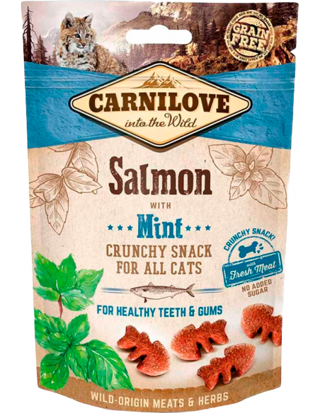 Carnilove Cat Crunchy Snack Salmó amb Menta 50 gr. 8595602527175