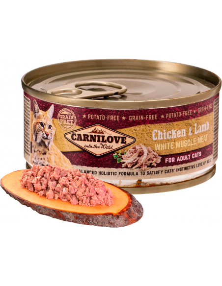 Carnilove Cat Adult Grain Free Pollo y Cordero 100 gr. 8595602528936