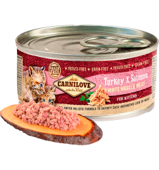 Carnilove Cat Kitten Grain Free Gall Dindi i Salmó 100 gr. EAN 8595602528950