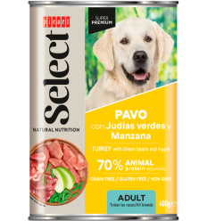 Picart Select Dog Adult Light Pavo con Judías Verdes y Manzana 400 gr. EAN 8436011151974
