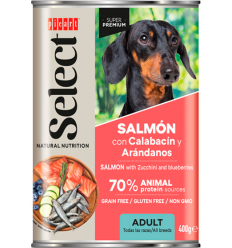 Picart Select Dog Adult Salmón con Calabacín y Arándanos 400 gr. EAN 8436011151950