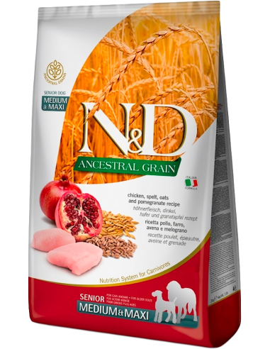 Farmina N&D Ancestral Grain Selection Senior Medium & Maxi