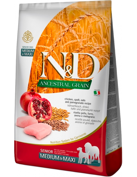 Farmina N&D Ancestral Grain Selection Senior Medium & Maxi
