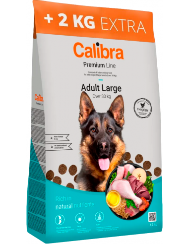 Calibra Dog Premium Line Adult Large Pollo. EAN 8594062088844 / 8595706700214