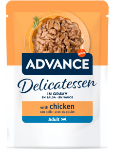 Advance Cat Delicatessen con Pollo en Salsa 85 gr. 8410650638904