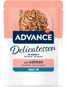 Advance Cat Delicatessen con Salmón en Salsa 85 gr. 8410650638980