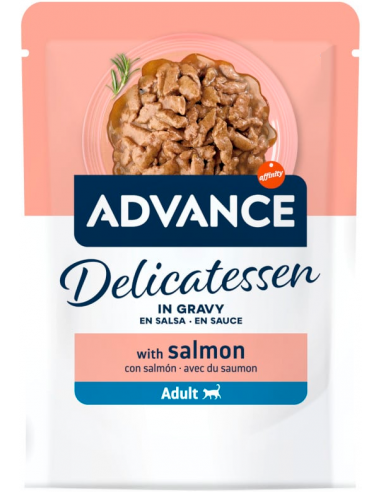 Advance Cat Delicatessen con Salmón en Salsa 85 gr. 8410650638980