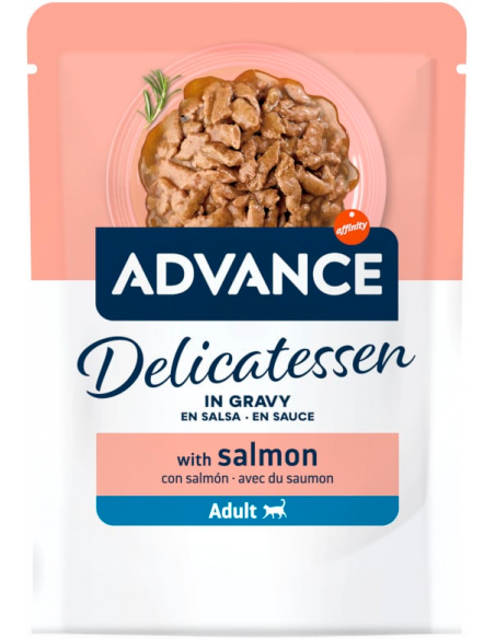 Advance Cat Delicatessen con Salmón en Salsa 85 gr. 8410650638980