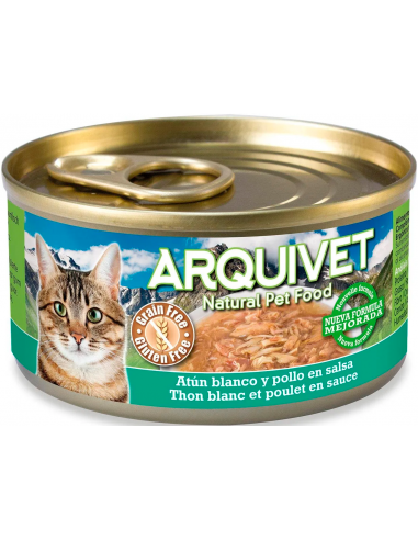 Arquivet Cat Atún Blanco y Pollo en Salsa 80 gr. 8435117879881