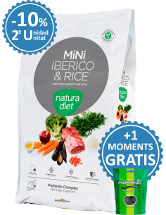 Dingo Natura Diet Adult Ibèric & Rice Mini. EAN 8436596675650
