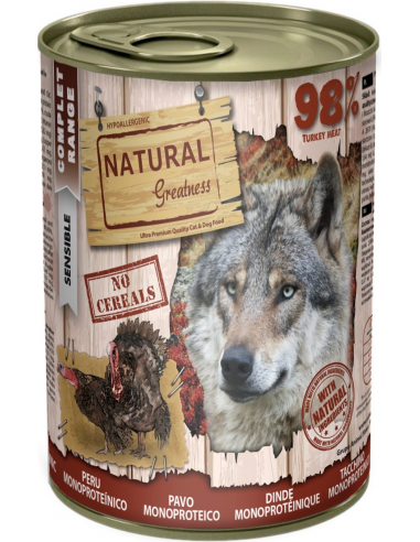 Natural Greatness Dog Gall Dindi Monoproteic 400 g. EAN 8425402277256