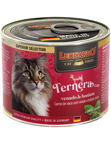Leonardo Superior Selection Ternera con Venado y Boniato. EAN 4002633755643