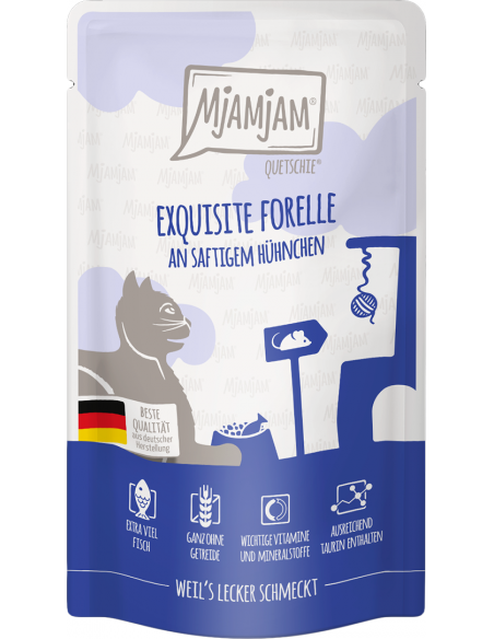 MjAMjAM Cat Exquisita Trucha con Pollo Jugoso 125 gr. EAN 4260512874292