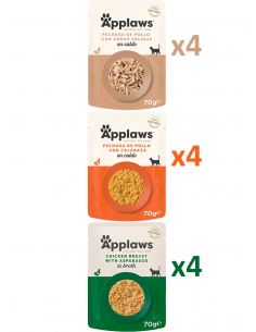 Applaws Adult Pit de Pollastre en Brou Multipack 12x70 gr. 5060122496599 2