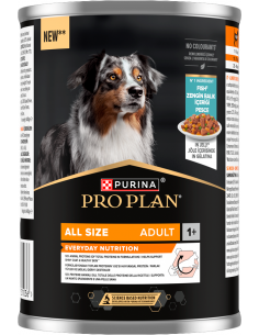 Purina Pro Plan Dog All Size Adult Pescado en Gelatina 400 gr. EAN 8445291031036