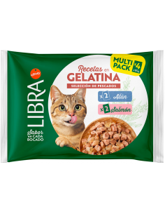 Libra Cat Adult Selecció de Peixos en Gelatina 4x85 gr. 8410650638942