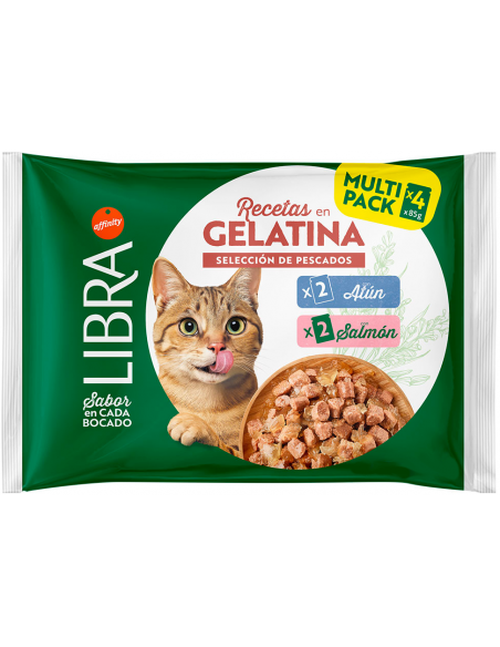 Libra Cat Adult Selección de Pescados en Gelatina 4x85 gr. 8410650638942