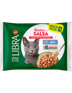 Libra Cat Adult Selección de Pescados en Salsa 4x85 gr. 8410650638928