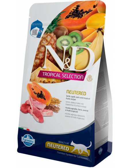 Farmina N&D Tropical Selection Neutered Cordero. EAN 8010276042125
