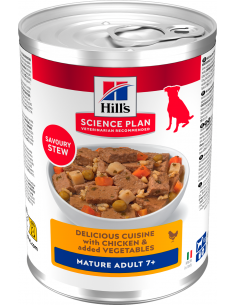 Hill`s Science Plan Dog Mature Adult +7 Estofado Pollo y...