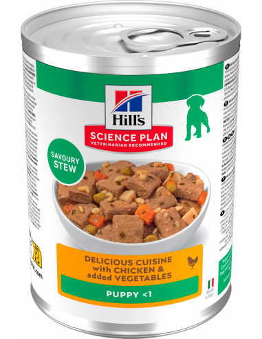 Hill`s Science Plan Dog Puppy Estofado Pollo y...
