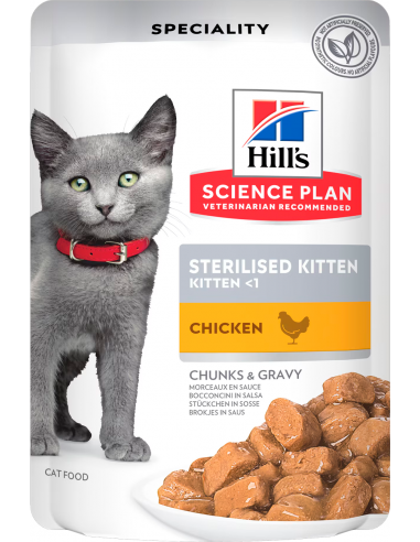 Hill`s Science Plan Cat Kitten Sterilised Gravy...