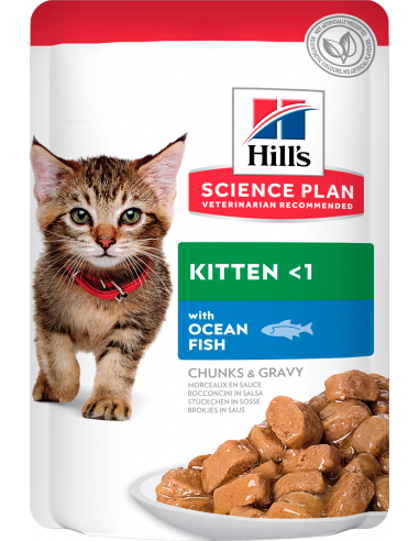 Hill`s Science Plan Cat Kitten Gravy Peix de...