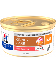 Hill`s Prescription Diet Cat k/d Kidney Care Mousse Salmó