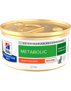 Hill`s Prescription Diet Cat Metabolic Mousse Pollastre