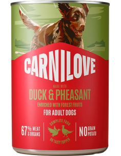 Carnilove Dog Adult Pato y Faisán Paté