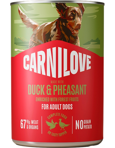 Carnilove Dog Adult Pato y Faisán Paté