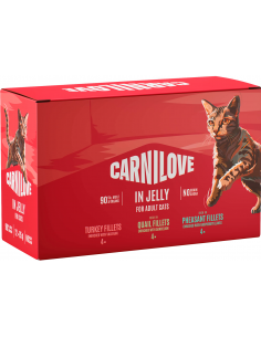 Carnilove Cat Multipack en Gelatina 12x85 gr. 8595602582808