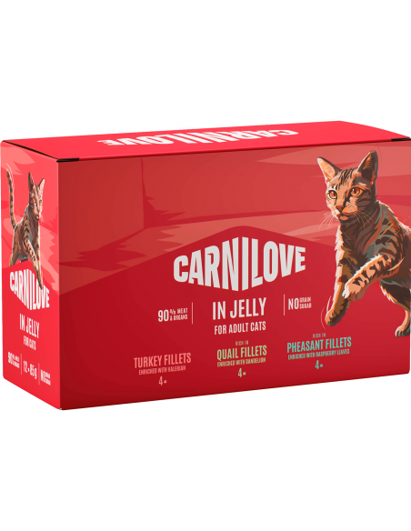 Carnilove Cat Multipack en Gelatina 12x85 gr. 8595602582808
