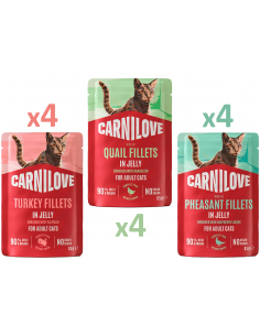 Carnilove Cat Multipack en Gelatina 12x85 gr. 8595602582808 2